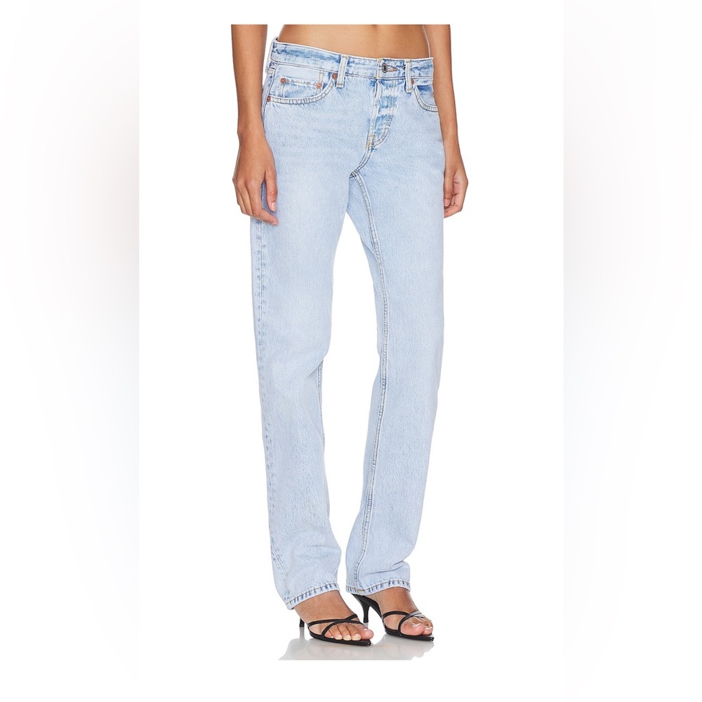Re/Done X Pam Anderson The Anderson Jean in Maliblue
